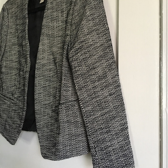 LOFT Blazer, Black/White, Size 8 - Picture 2 of 4